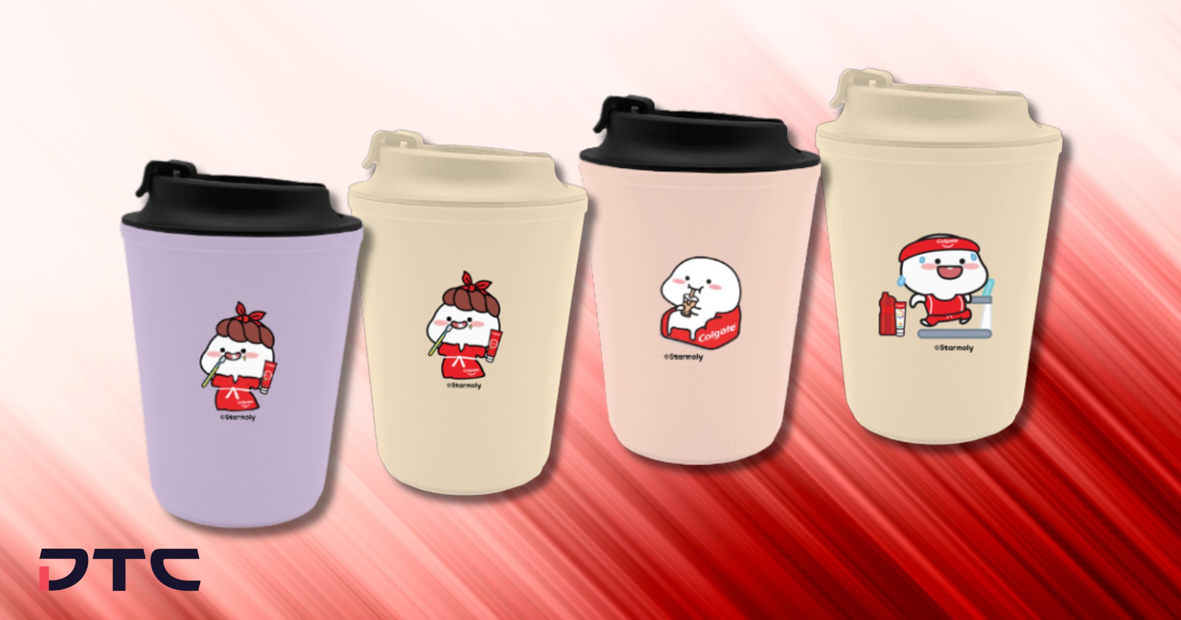 Creative Branded Merchandise for Colgate x Quby Coffee Mug Campaign